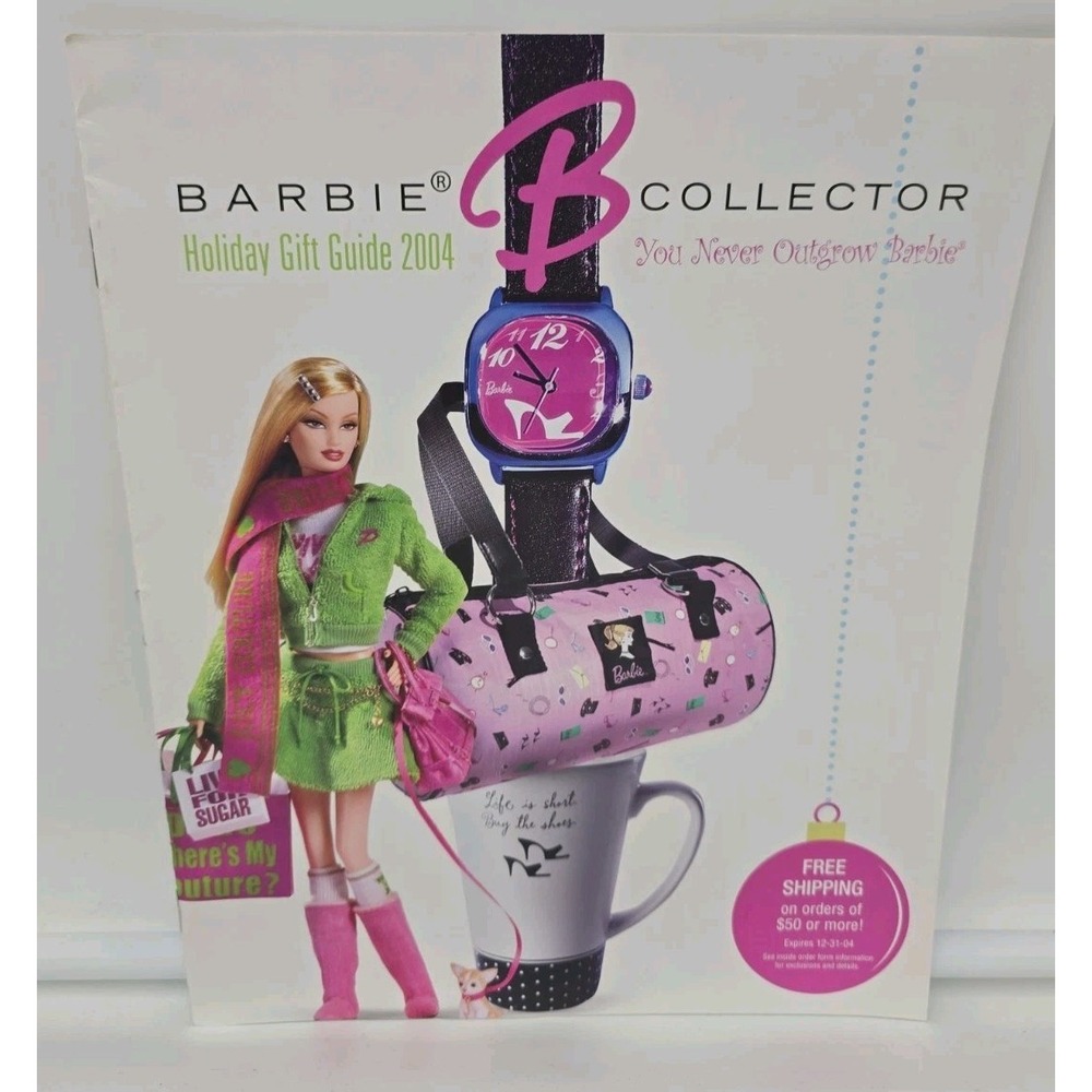 2004 Barbie Collector Holiday Gift Guide "You Never Outgrow Barbie"